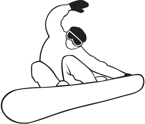 Snowboard Zeichnen - KibrisPDR