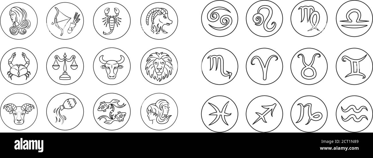 Detail A Picture Of All The Zodiac Signs Nomer 56