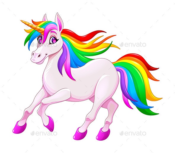 Detail A Rainbow Unicorn Nomer 12