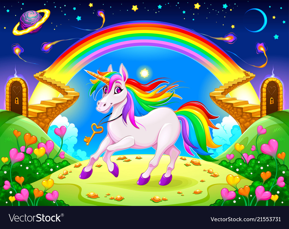 Detail A Rainbow Unicorn Nomer 4