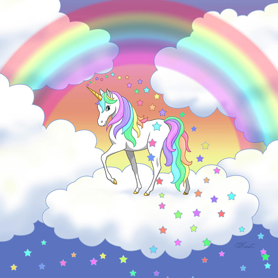 Detail A Rainbow Unicorn Nomer 5