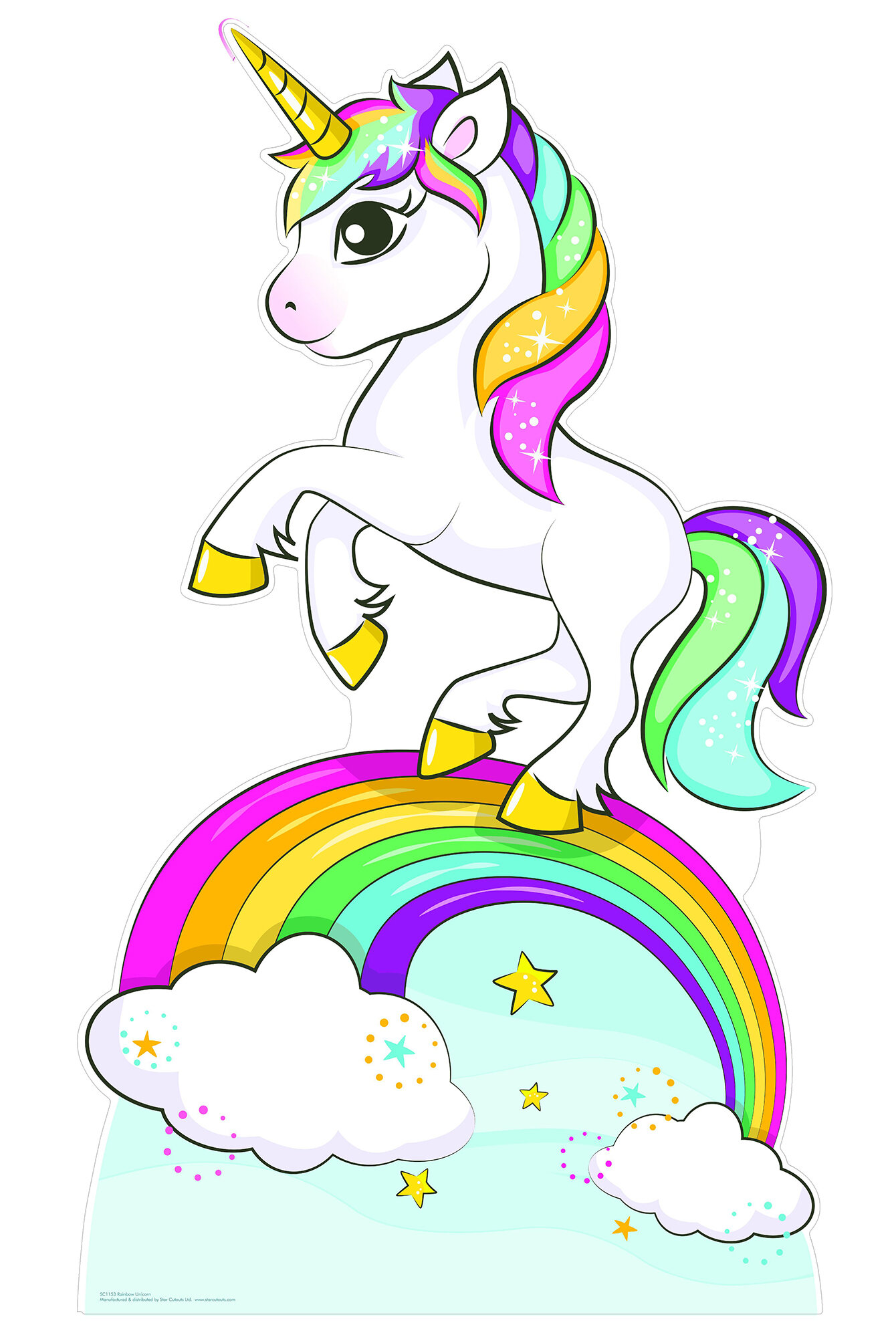 Detail A Rainbow Unicorn Nomer 8