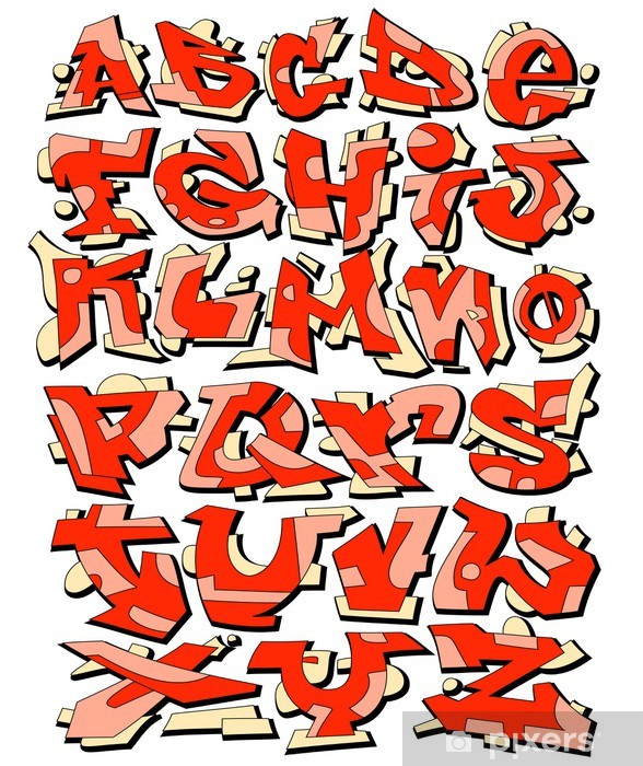 Detail Abjad Grafity Creator Nomer 19