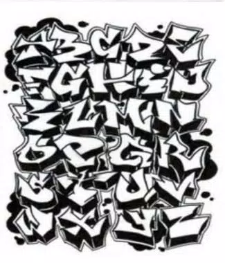 Detail Abjad Grafity Creator Nomer 27