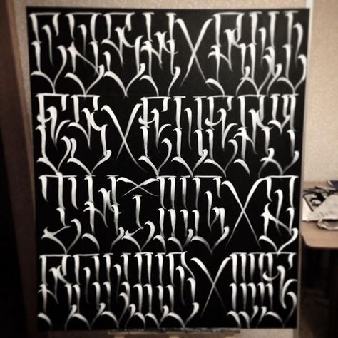 Detail Abjad Huruf Grafiti Nomer 40