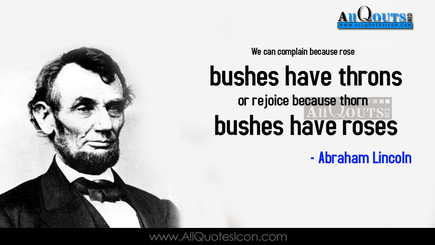 Detail Abraham Lincoln Motivational Quotes Nomer 49