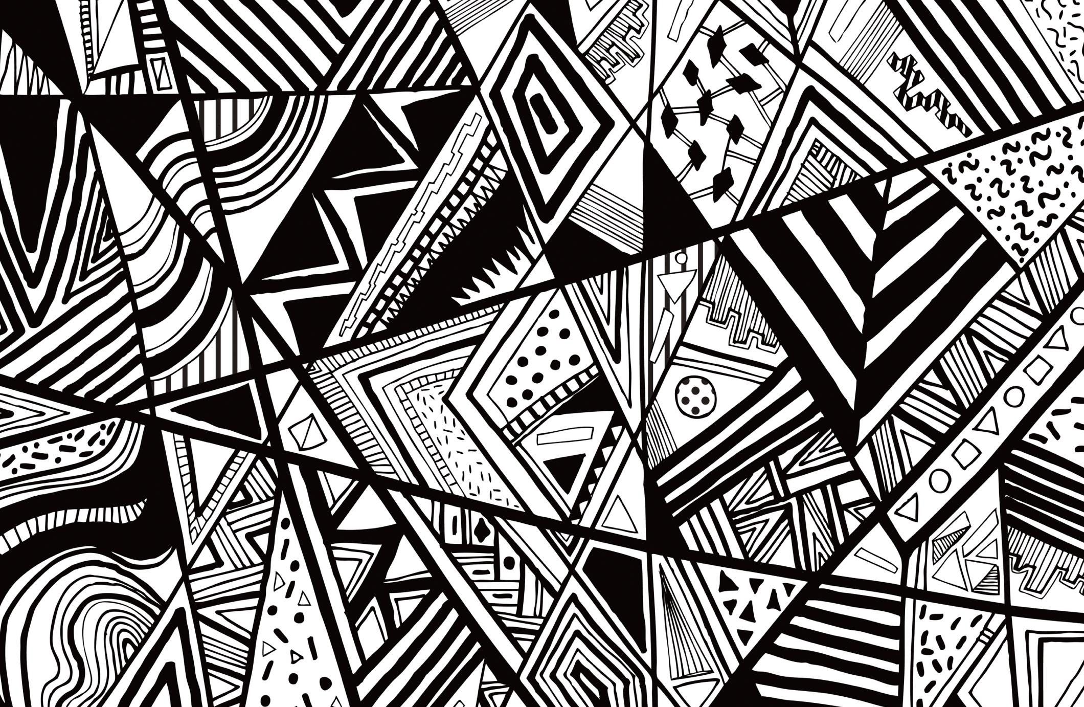 Detail Abstract Background Black And White Nomer 3