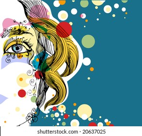 Detail Abstract Background Portrait Nomer 27