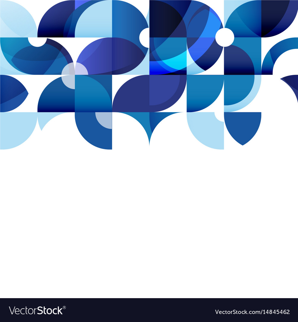 Detail Abstract Blue Vector Nomer 33