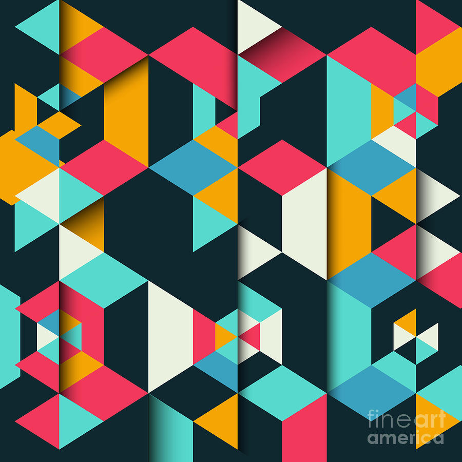 Detail Abstract Geometric Background Nomer 40