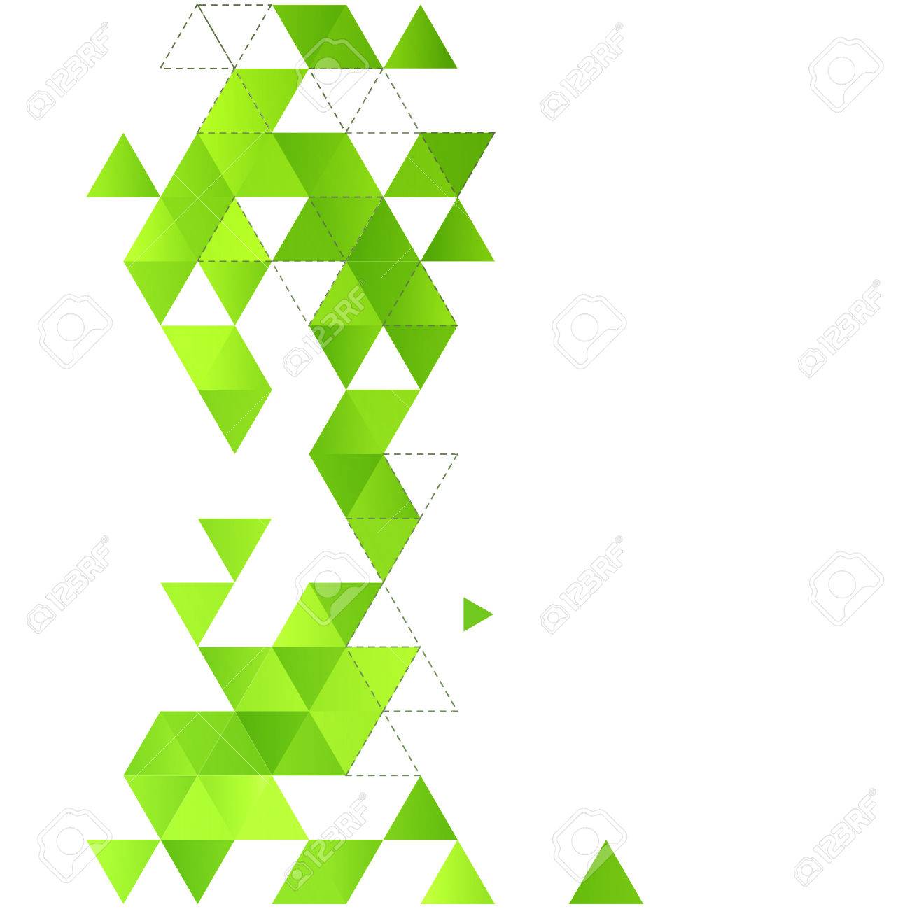 Detail Abstract Green Vector Nomer 37