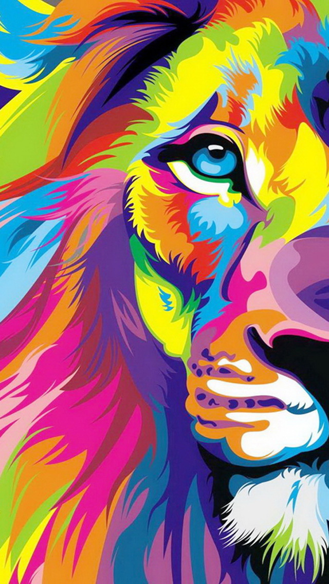 Detail Abstract Lion Wallpaper For Android Nomer 14