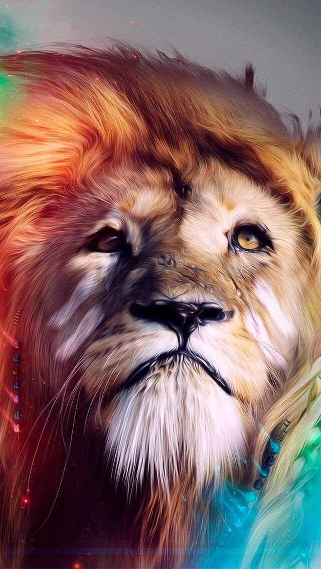 Detail Abstract Lion Wallpaper For Android Nomer 24