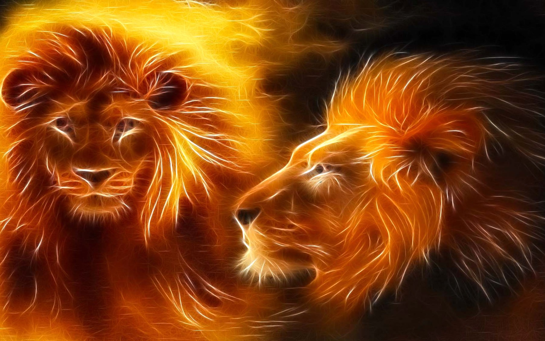 Detail Abstract Lion Wallpaper For Android Nomer 32