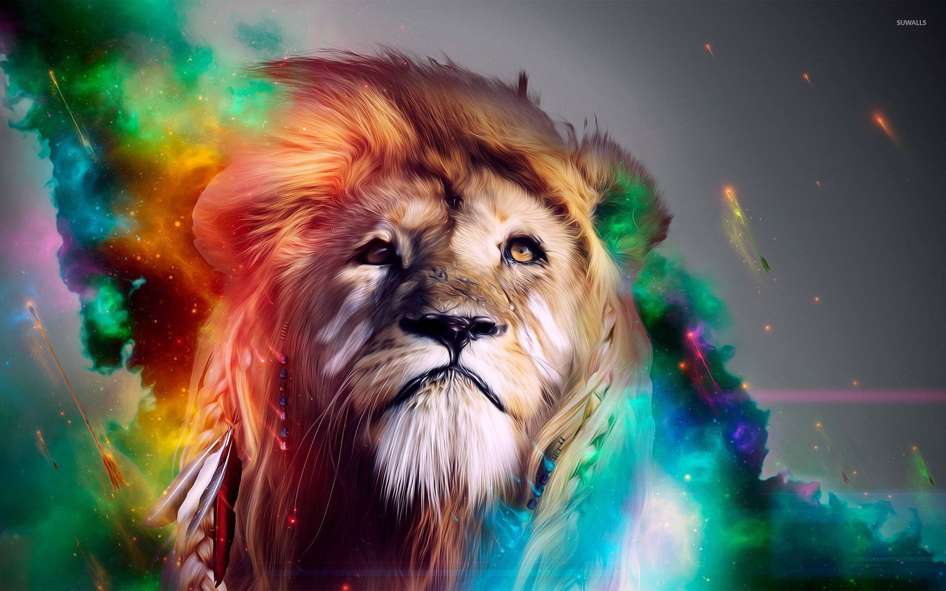 Detail Abstract Lion Wallpaper For Android Nomer 5