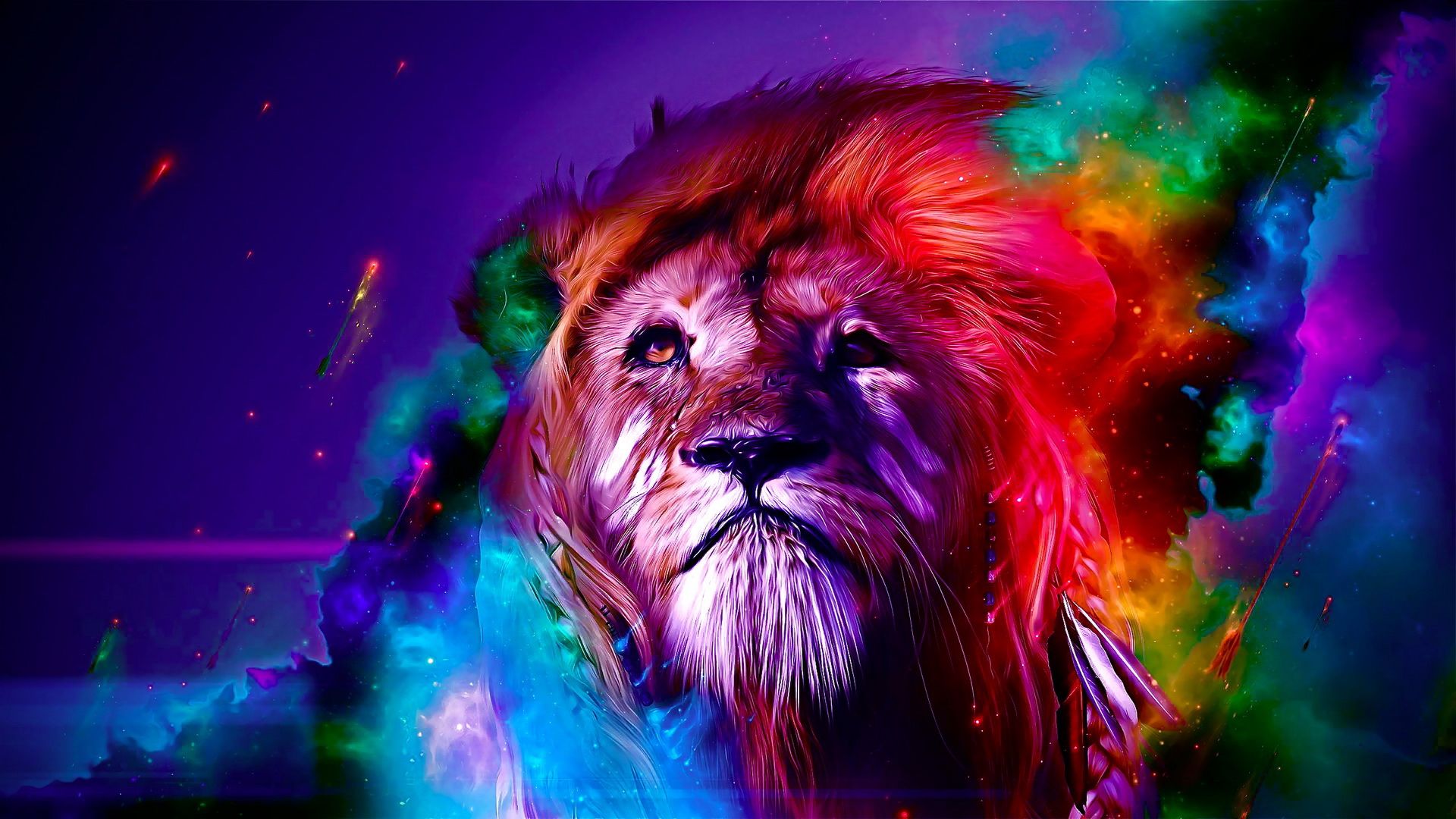 Detail Abstract Lion Wallpaper For Android Nomer 52