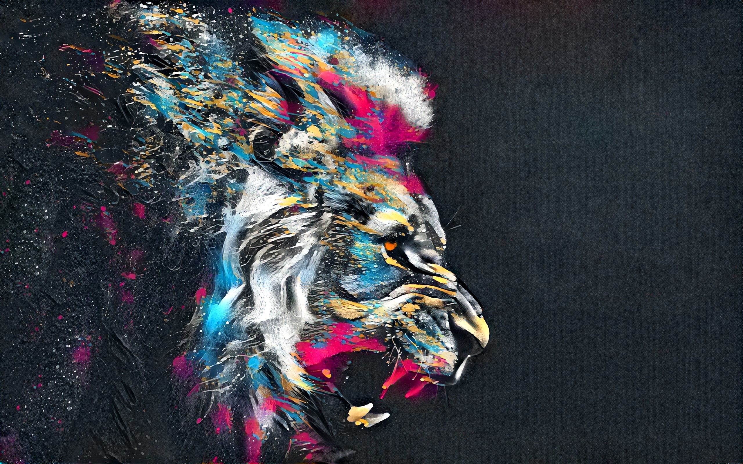 Detail Abstract Lion Wallpaper For Android Nomer 7