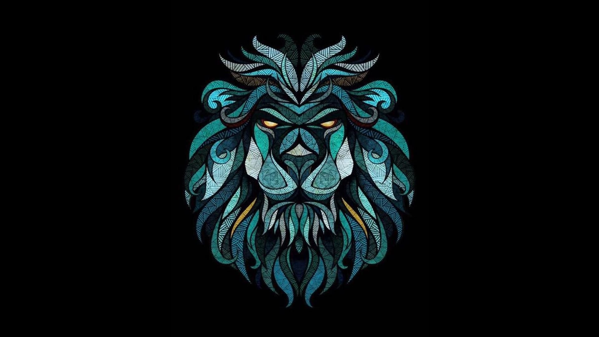 Detail Abstract Lion Wallpaper For Android Nomer 10