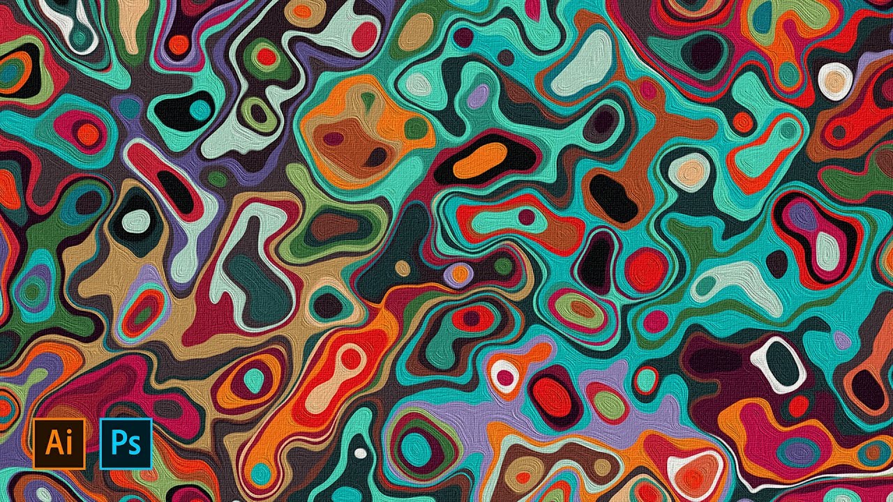 Detail Abstract Liquid Nomer 20