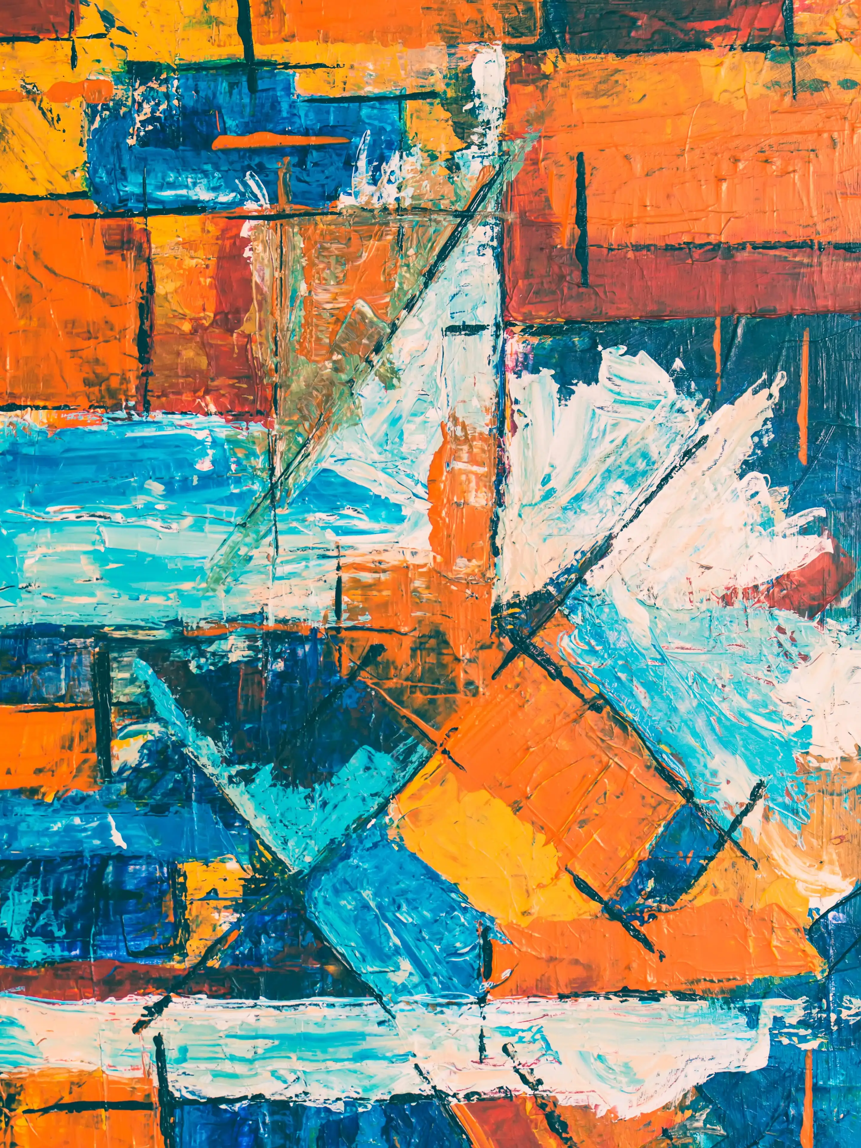 Detail Abstract Painting Wallpaper Nomer 6