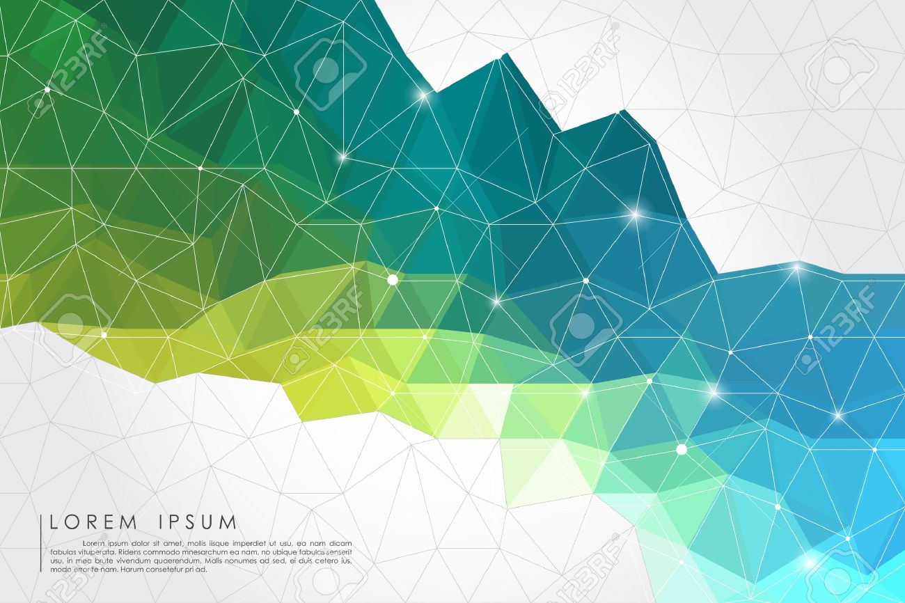 Detail Abstract Polygon Background Nomer 42