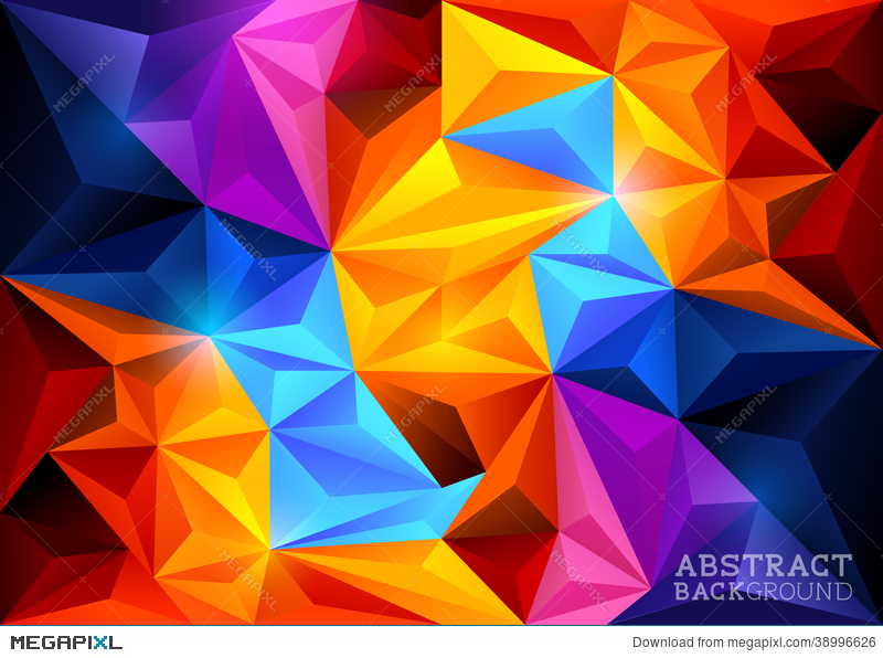 Detail Abstract Polygon Background Nomer 50