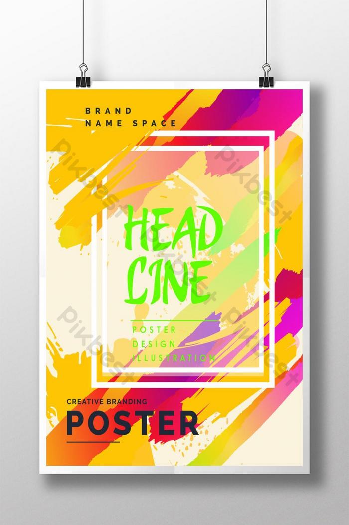 Detail Abstract Poster Design Background Nomer 44