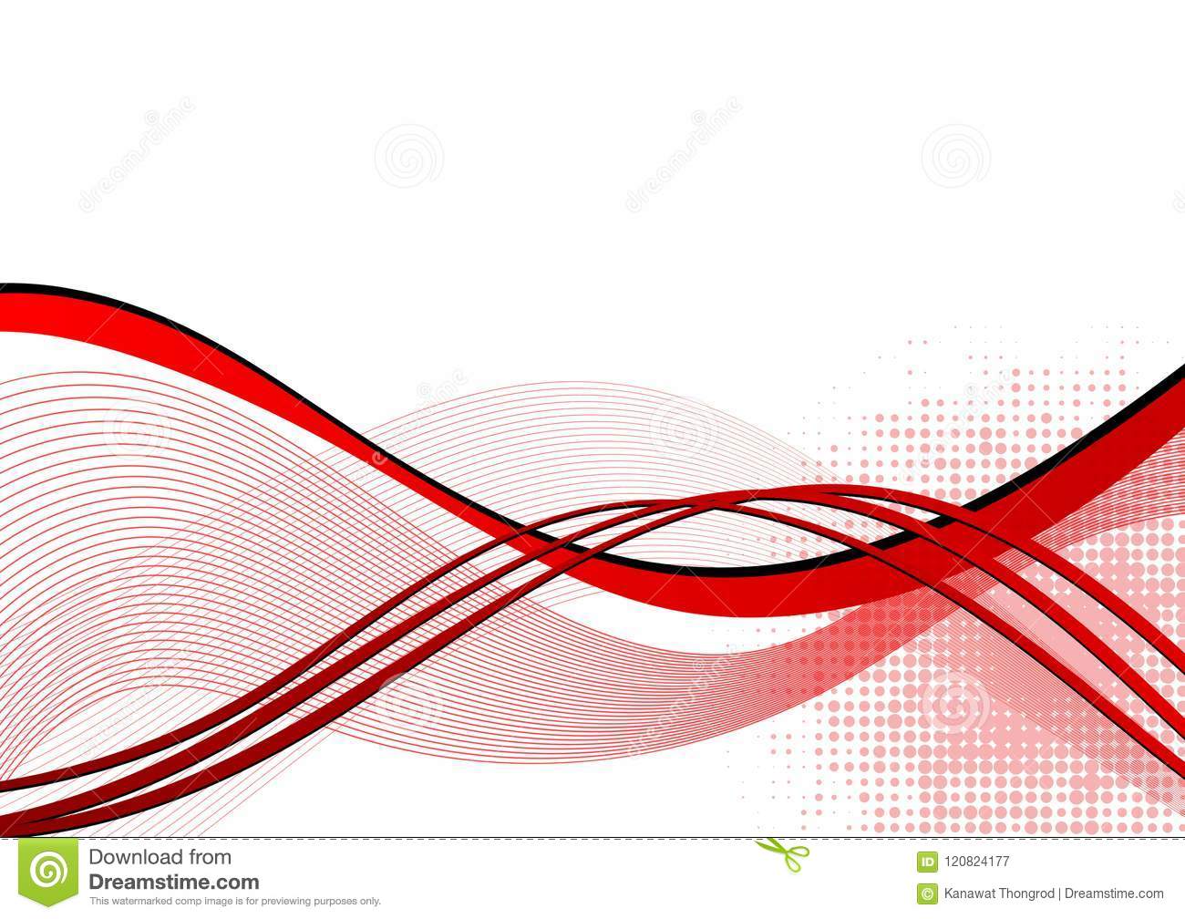 Detail Abstract Red Vector Nomer 23