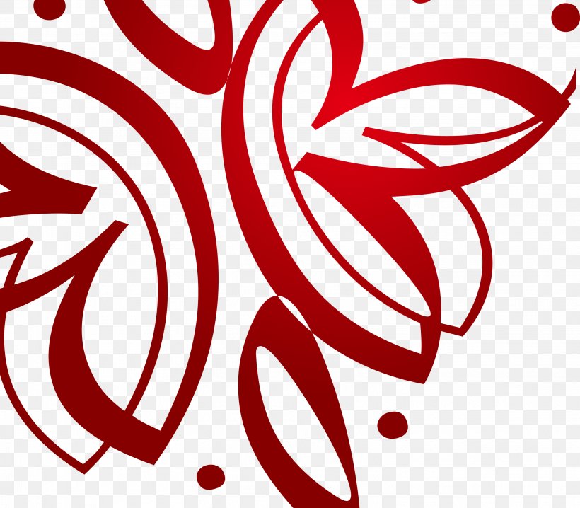 Detail Abstract Red Vector Nomer 56