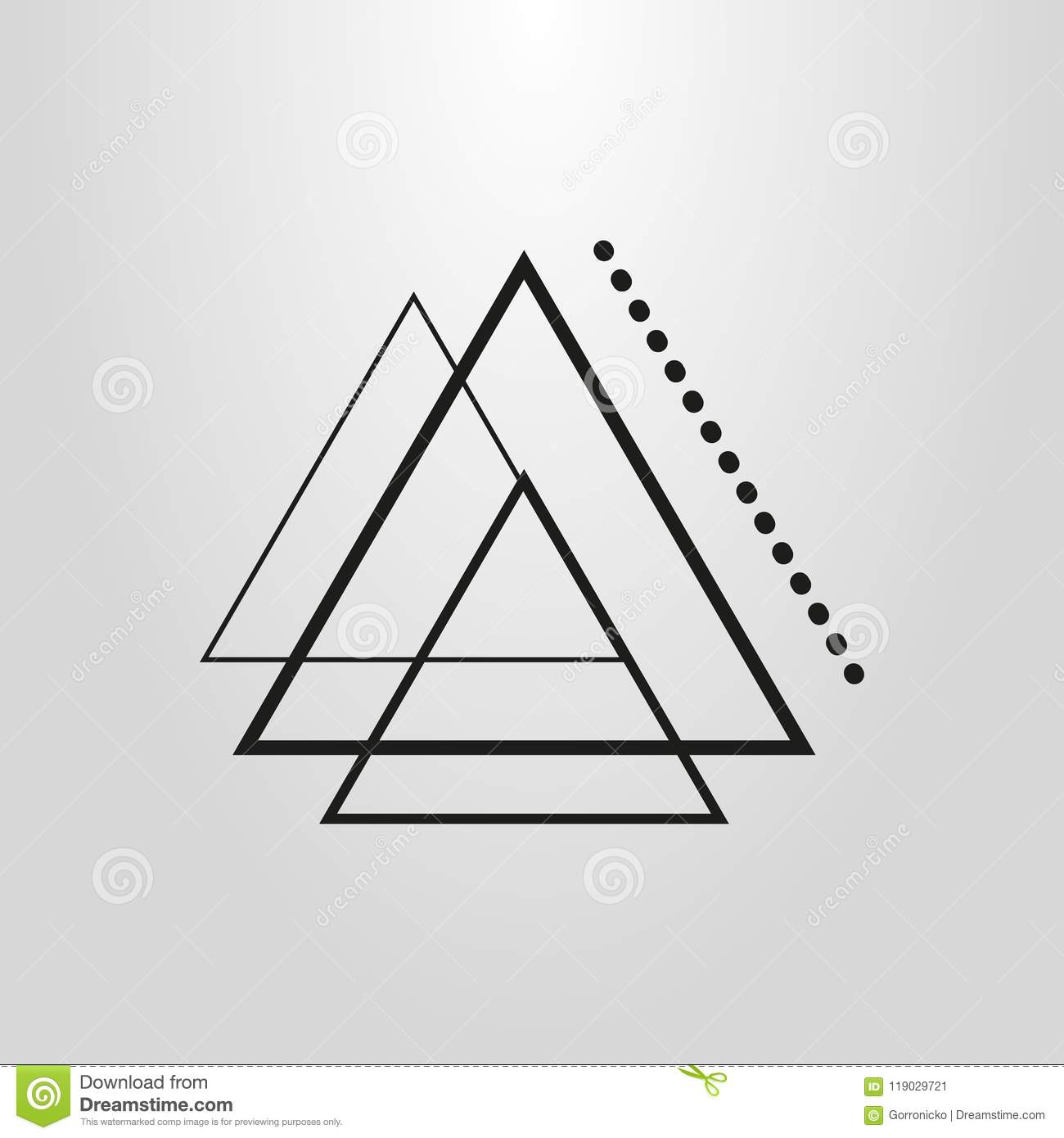 Detail Abstract Vector Line Art Nomer 20