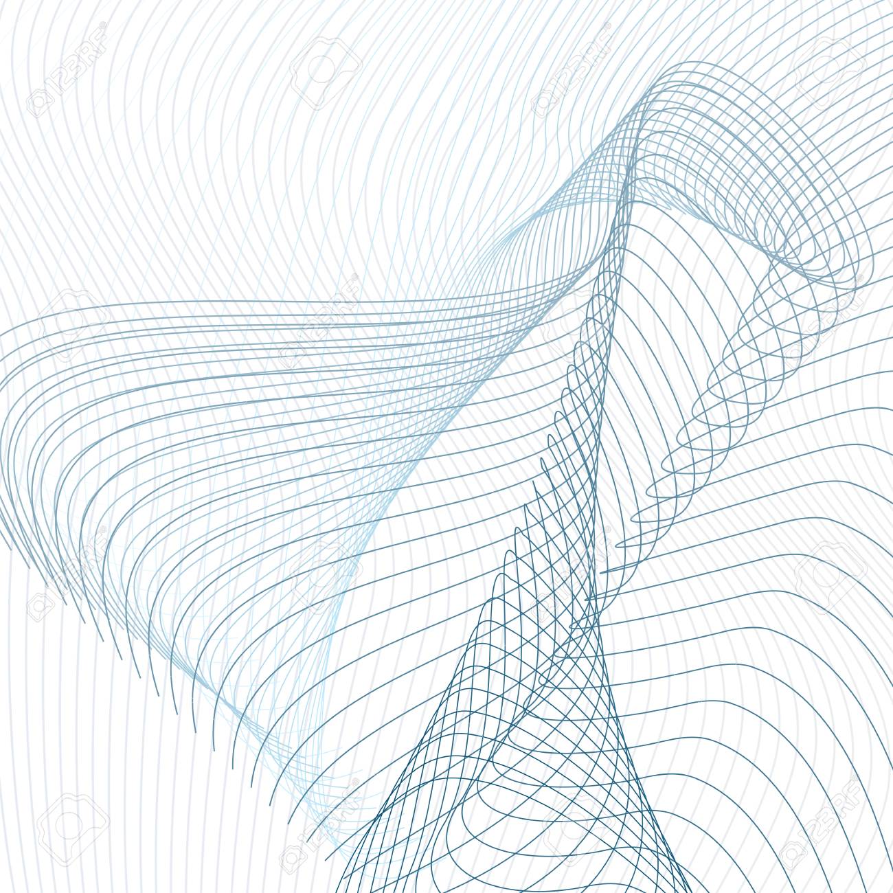 Detail Abstract Vector Line Art Nomer 3