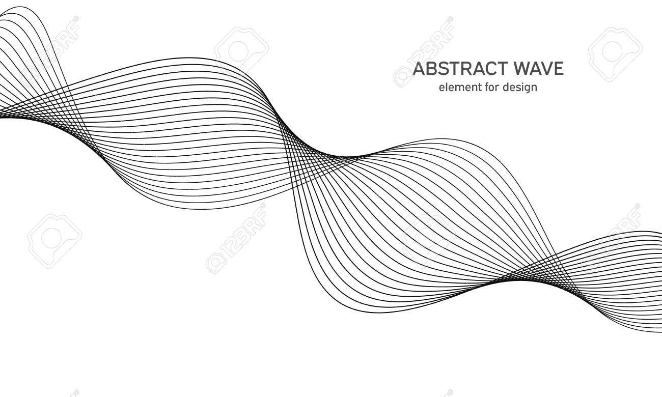 Detail Abstract Vector Line Art Nomer 8