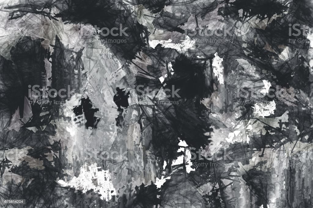 Detail Abstrak Art Hitam Putih Nomer 21
