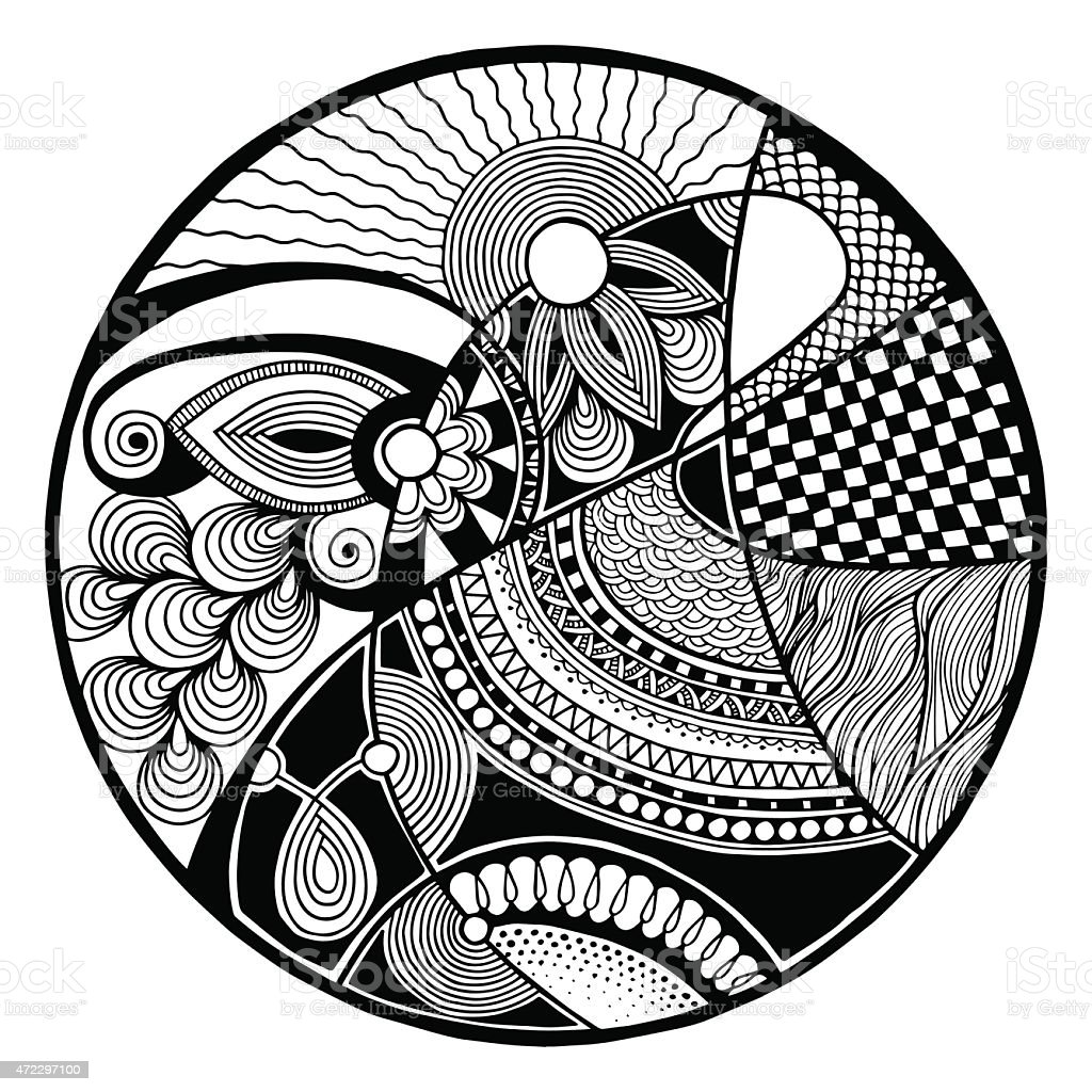 Detail Abstrak Art Hitam Putih Nomer 54