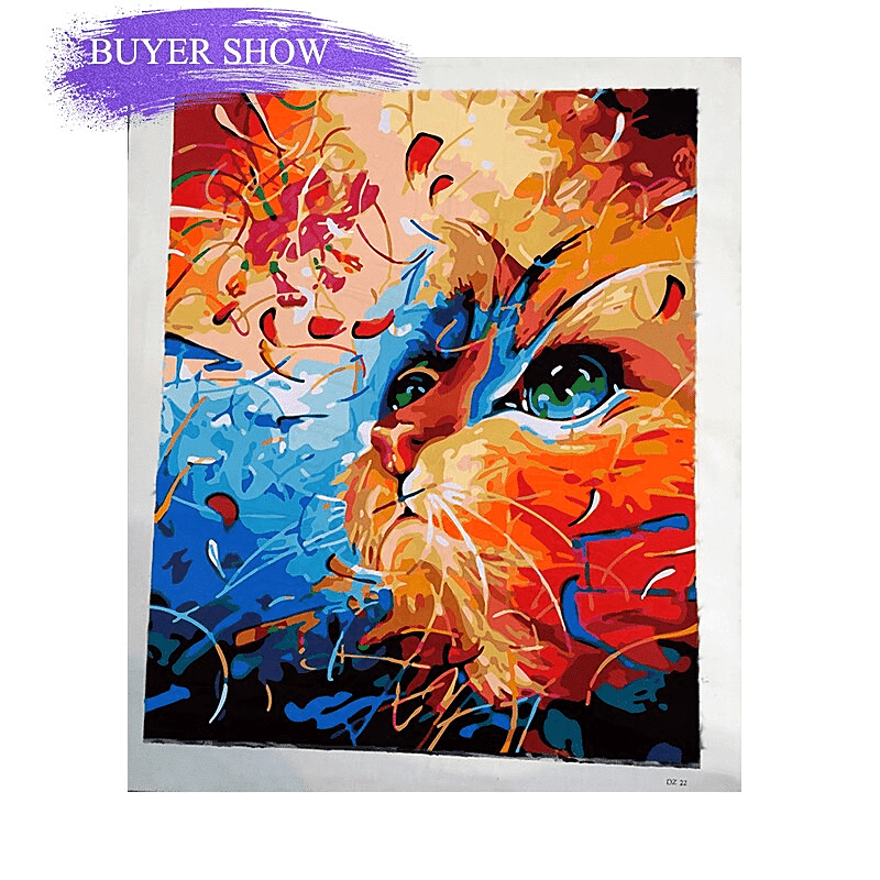 Detail Abstrak Cat Nomer 18