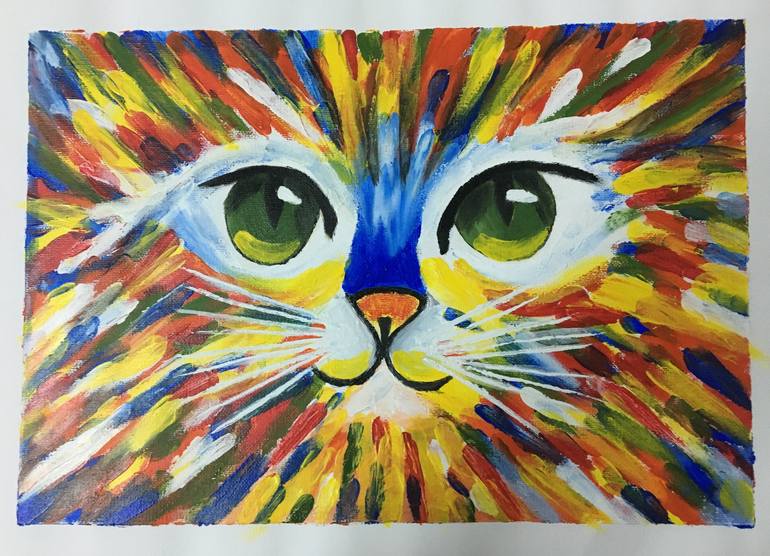 Detail Abstrak Cat Nomer 4