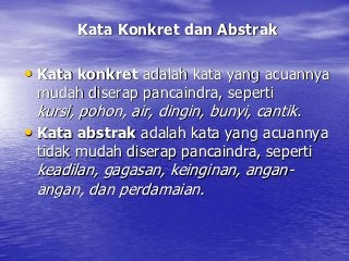 Detail Abstrak Dan Konkret Nomer 11