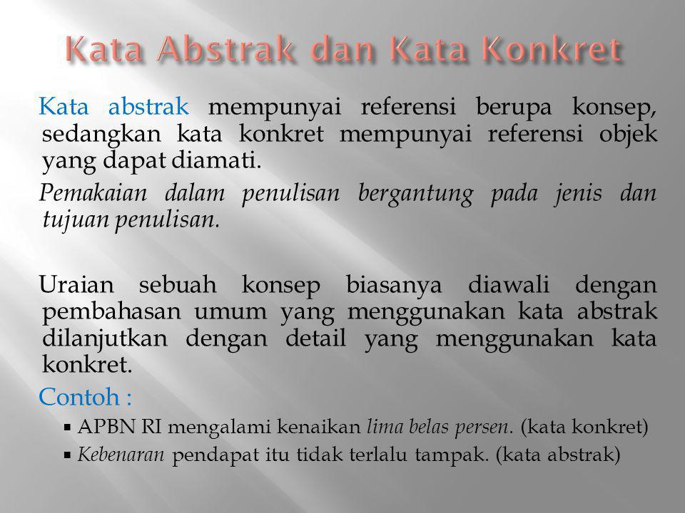 Detail Abstrak Dan Konkret Nomer 14