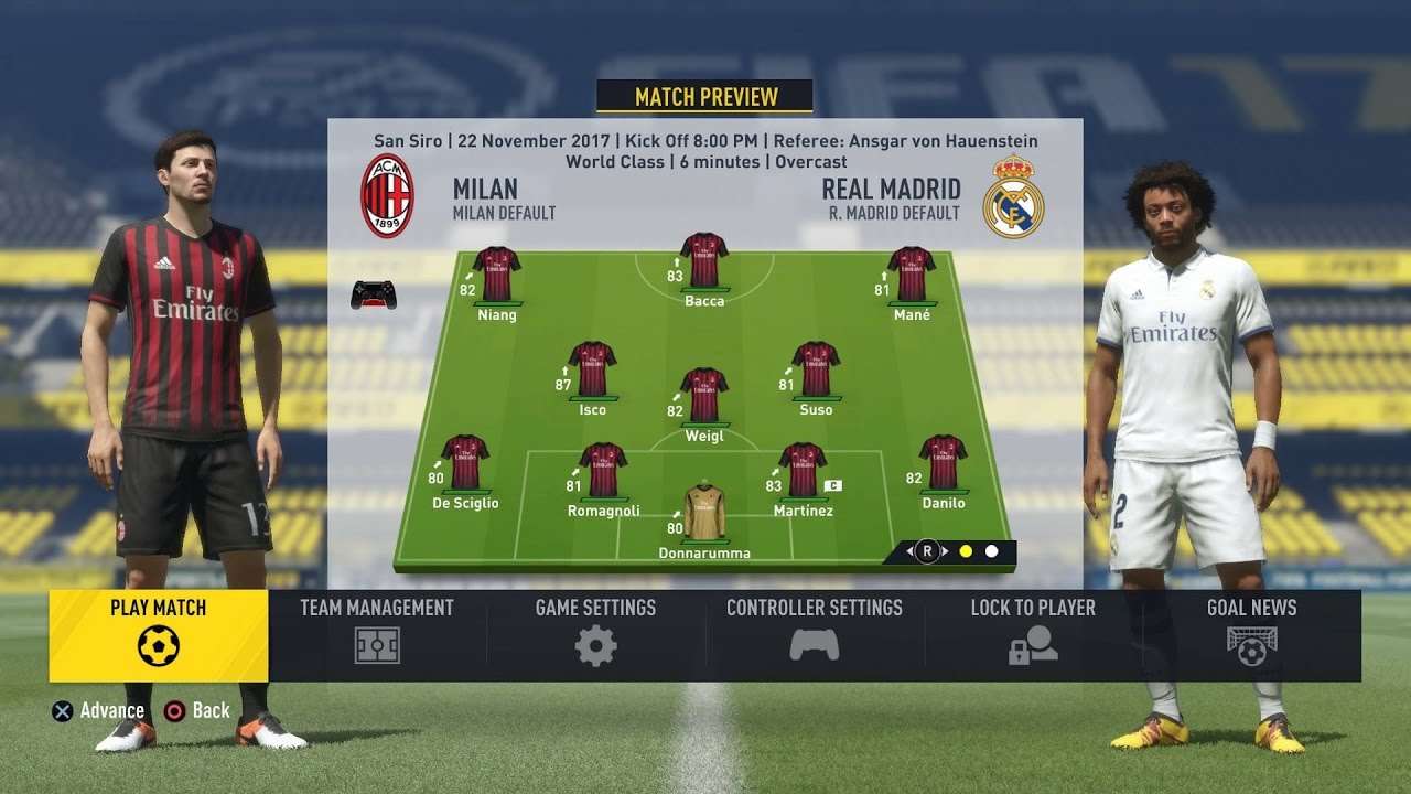 Detail Ac Milan Fifa 17 Nomer 4