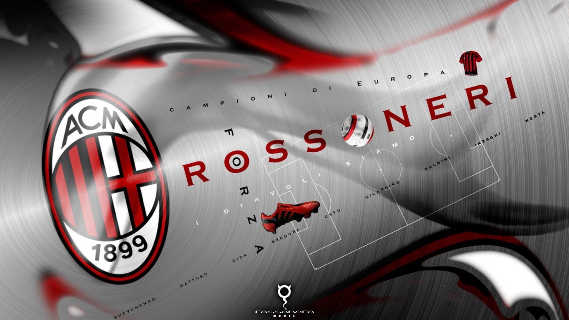 Detail Ac Milan Hd Wallpaper Nomer 18