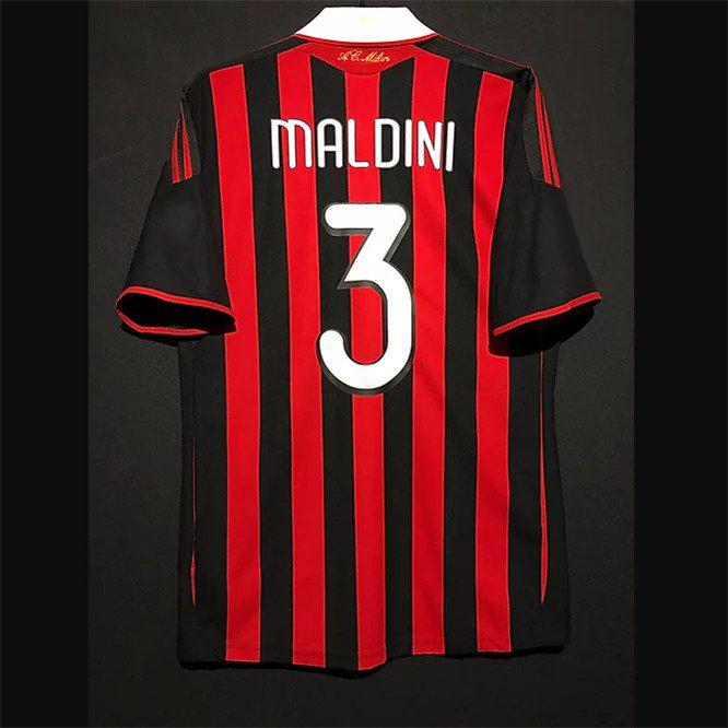 Detail Ac Milan Maldini Jersey Nomer 46