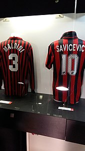 Detail Ac Milan Maldini Jersey Nomer 49