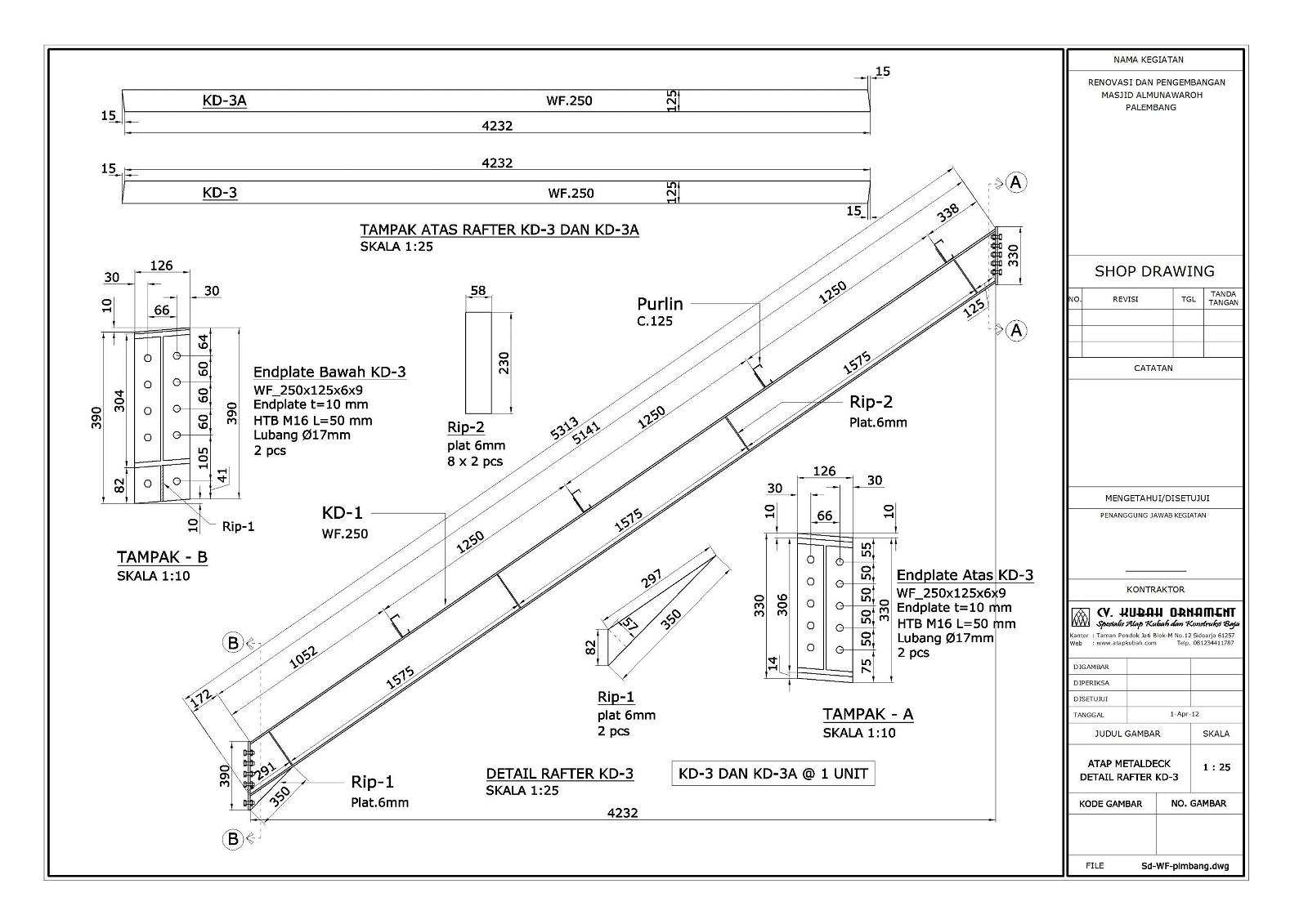 Detail Academia Gambar Konstruksi Baja Nomer 5