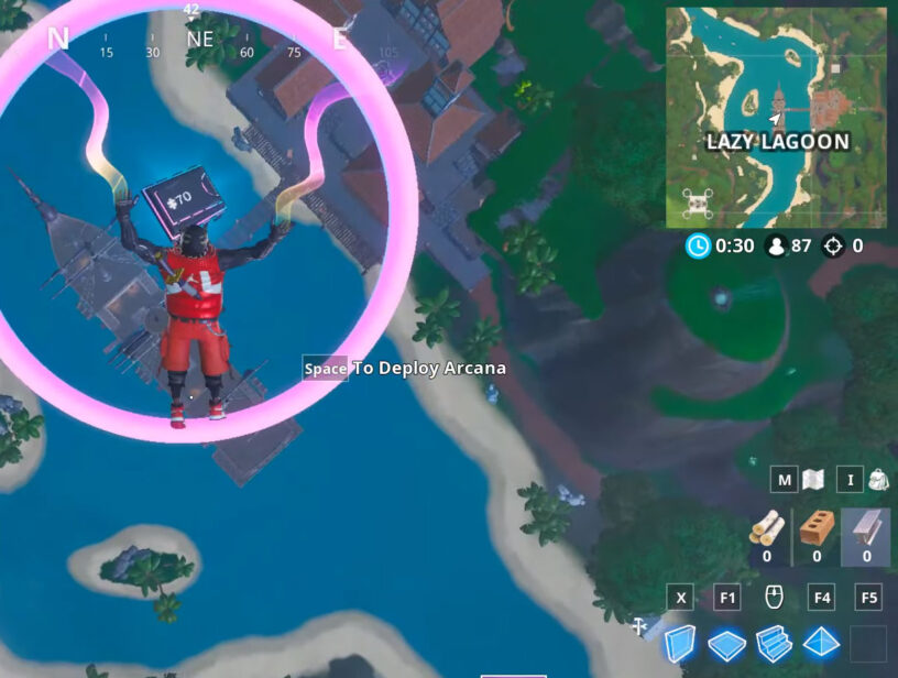 Detail Accessible By Skydive Through The Rings Fortnite Nomer 29