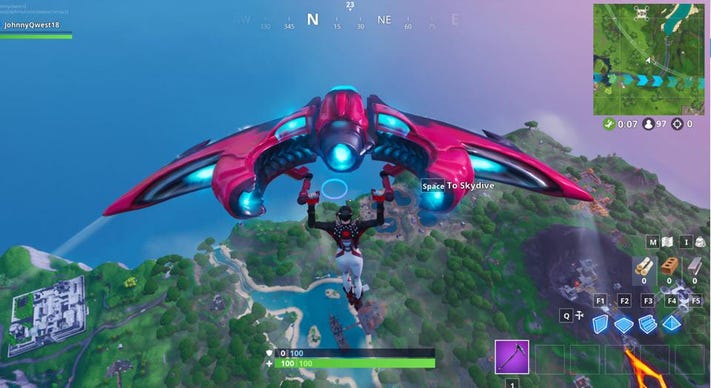 Detail Accessible By Skydive Through The Rings Fortnite Nomer 8