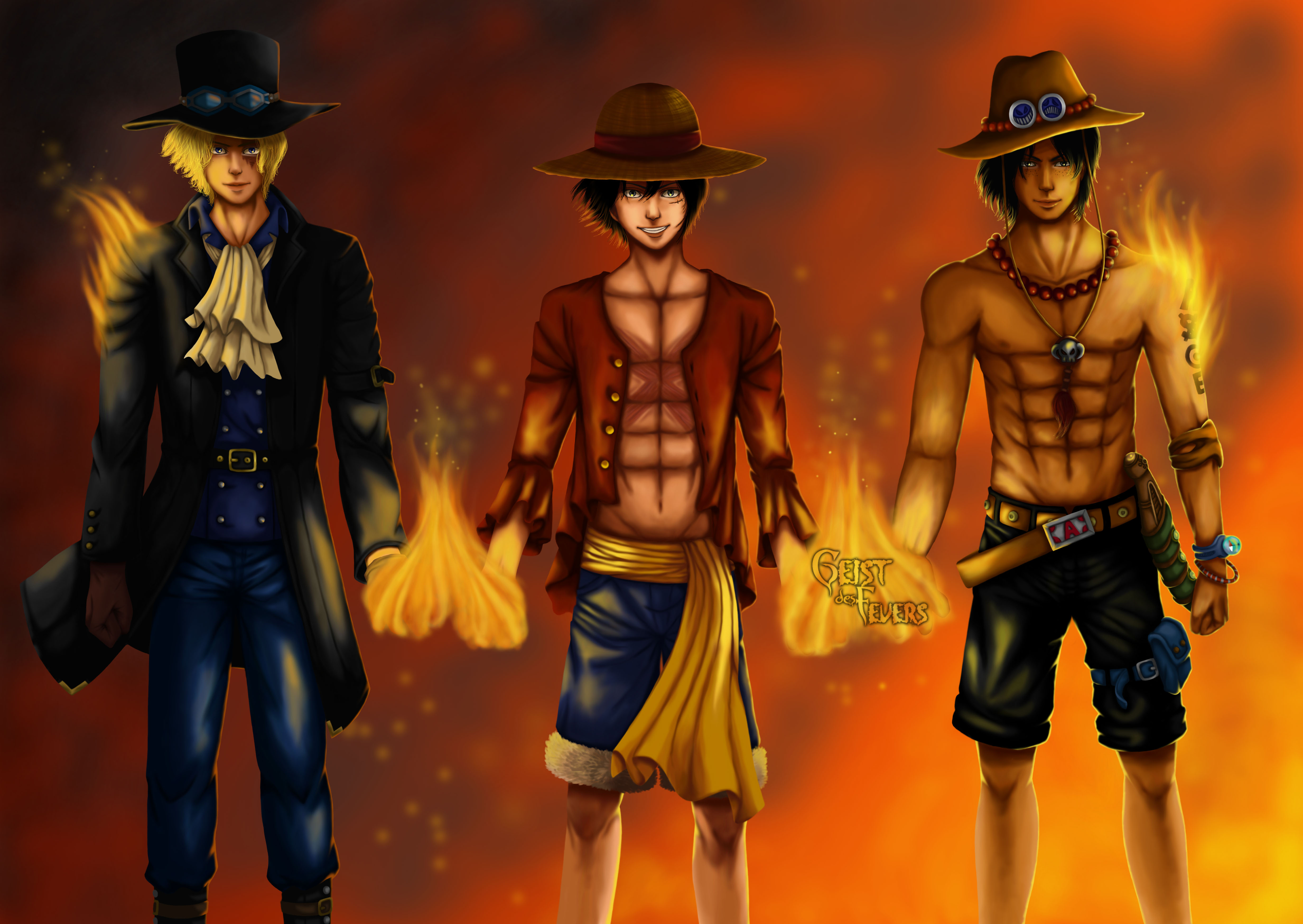 Detail Ace Sabo Luffy Wallpaper Nomer 26