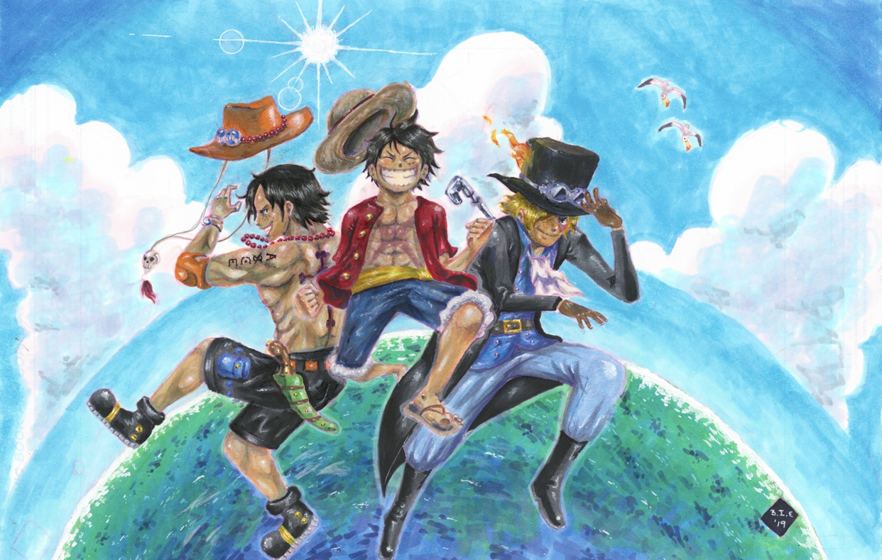 Detail Ace Sabo Luffy Wallpaper Nomer 44