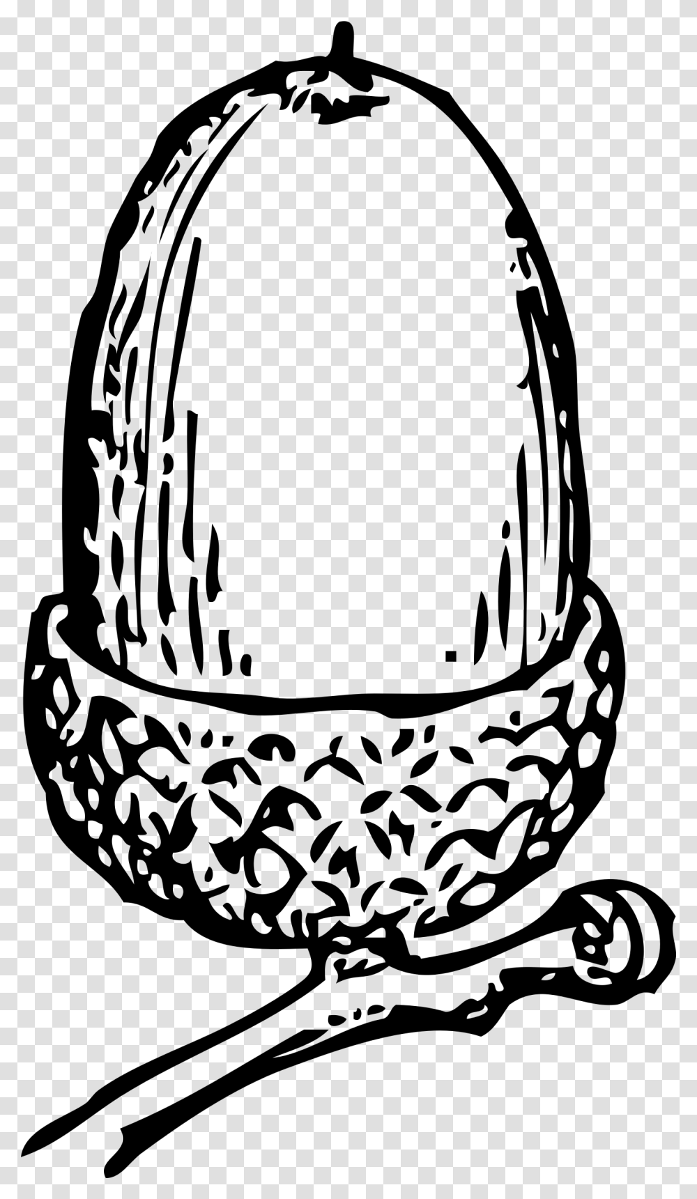 Detail Acorn Clipart Black And White Nomer 42