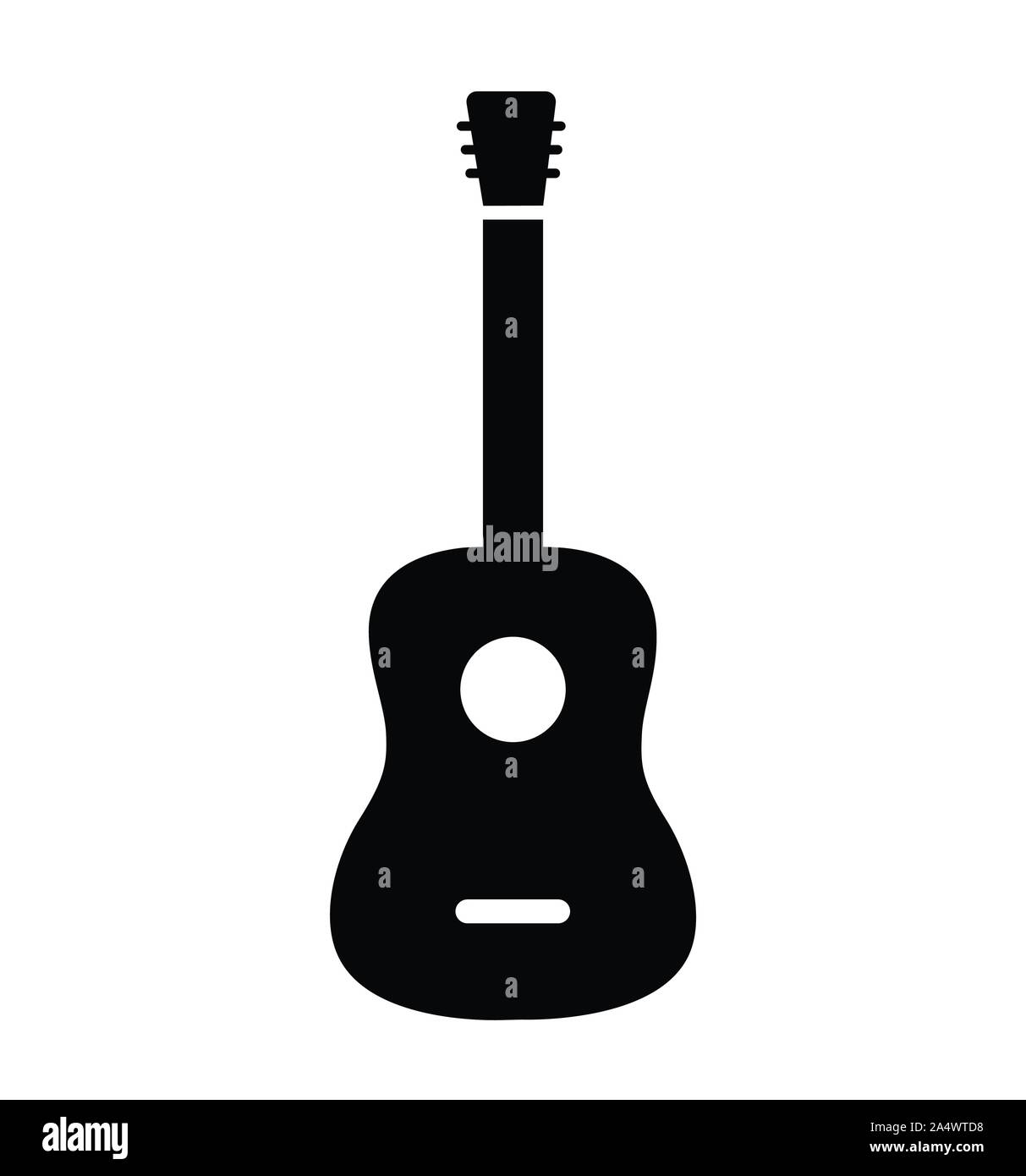 Detail Acoustic Guitar Vector Png Nomer 11