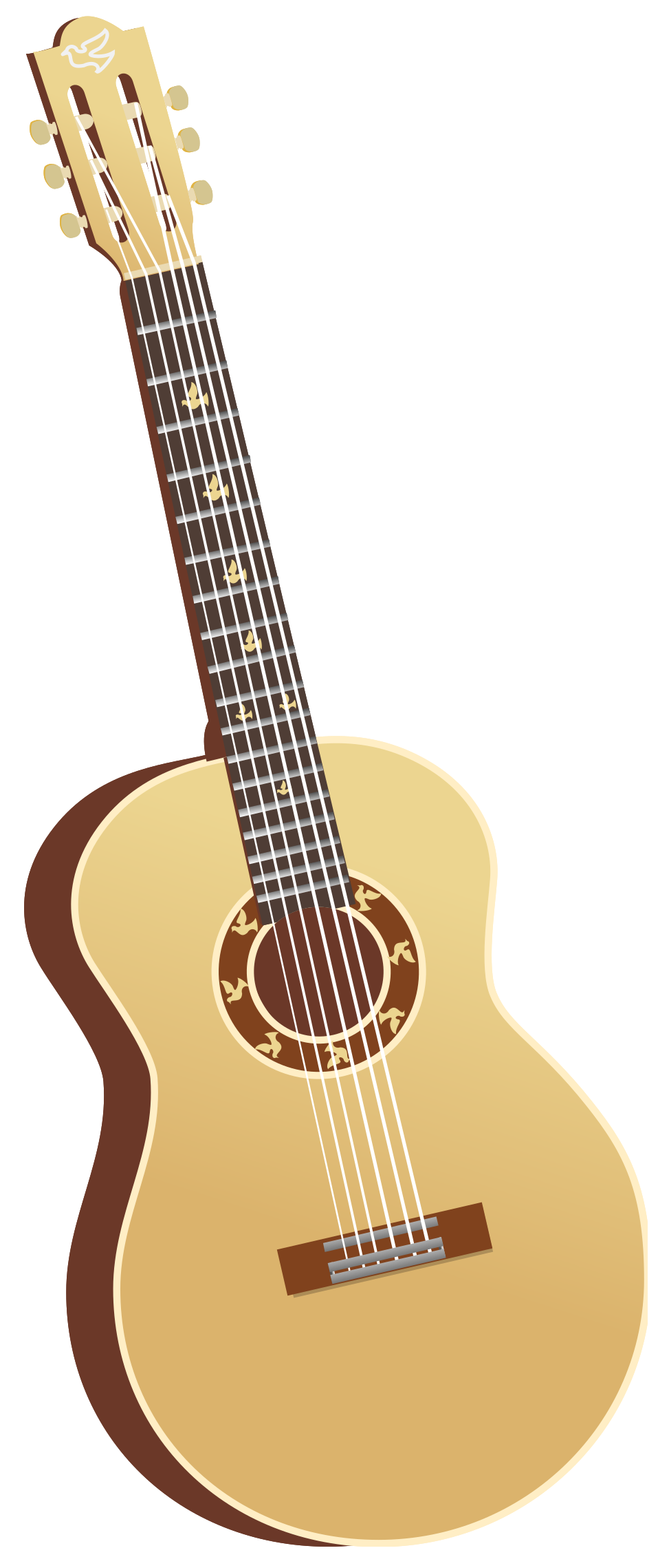 Detail Acoustic Guitar Vector Png Nomer 43